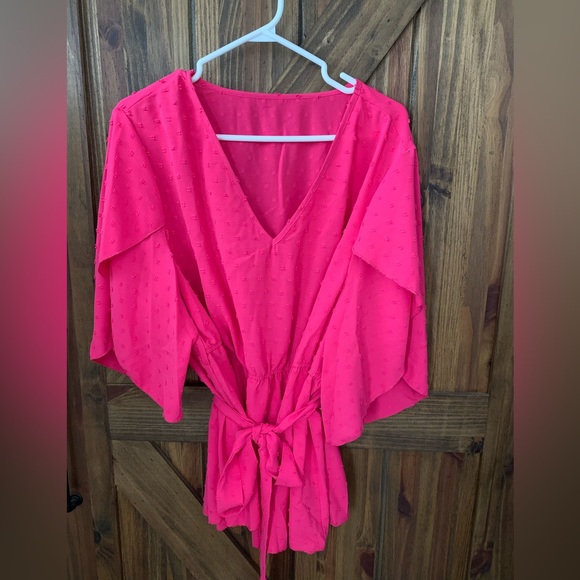 SHEIN ruffle sleeve top size 4X - Picture 2 of 3